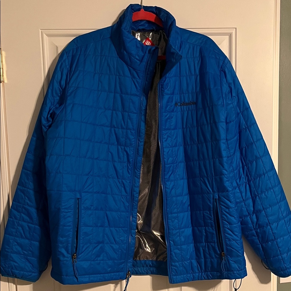 Columbia Men’s Royal Blue Quilted Packable Puffer Jacket